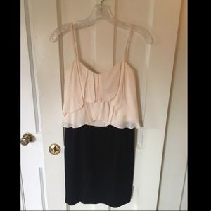 Darling cream & black BCBG mini dress [0]